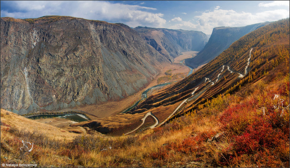 Чулышман долина с пер. Кату-ярык. Сентябрь 2014