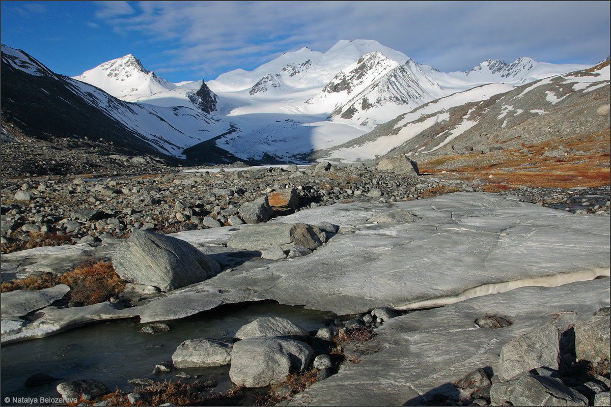 Талдуринский ледник. Июнь 2013