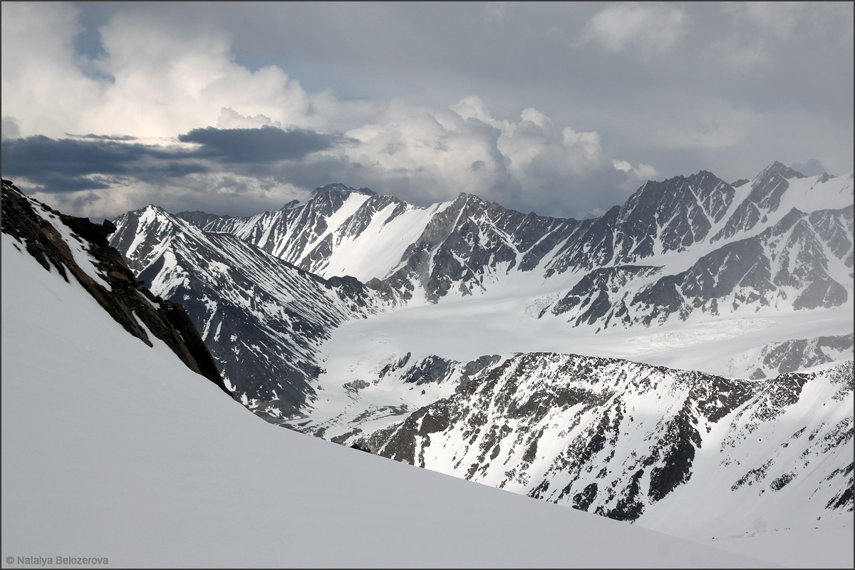 талдуринский ледник со стоянки под Иикту