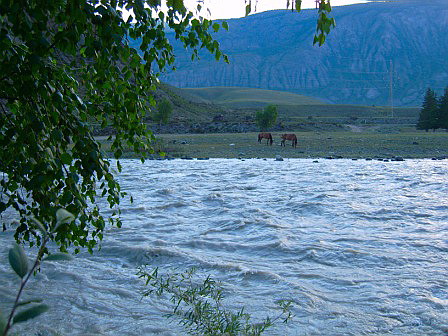 Река Чуя в районе Чибита
